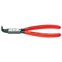 【ポイント20倍】KNIPEX(クニペックス)4421-J21 穴用スナップリングプライヤー 曲(SB)