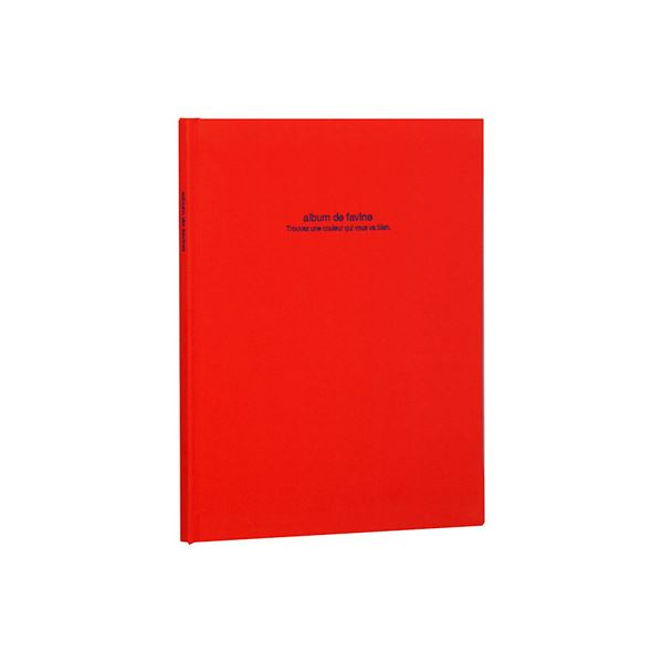 【クーポン配布中】(業務用セット) ドゥファビネ ブックアルバム 写真 A4ノビ アH-A4PB-181-Rレッド【×3セット】