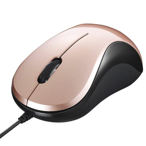 【ポイント20倍】バッファロー(サプライ) 有線 BlueLED光学式マウス 静音/3ボタン ベージュピンク BSMBU100BP 【ポイント20倍】バッファロー(サプライ) 有線 BlueLED光学式マウス 静音/3ボタン ベージュピンク BSMBU100BP