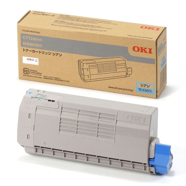 【ブラックフライデーでP最大47倍】【純正品】 OKI TC-C4CC1 トナーカートリッジ シアン(2)