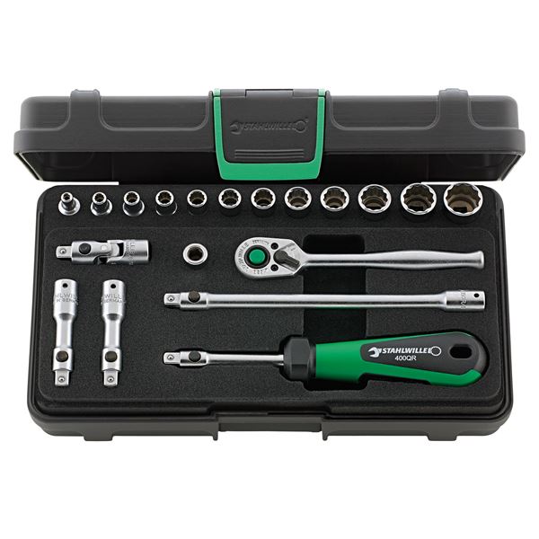 【ポイント20倍】STAHLWILLE（スタビレー） 40AD／12／7QRSKN （1／4SQ）ソケットレンチセ（96015208）