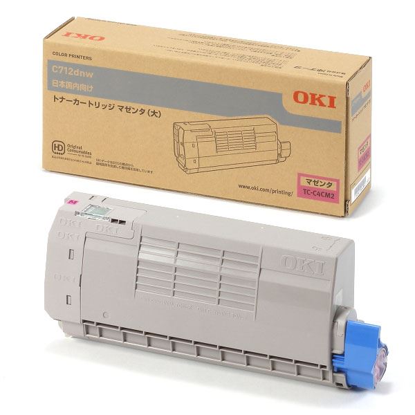 【ポイント20倍】【純正品】 OKI TC-C4CM2 トナーカートリッジ マゼンタ 大