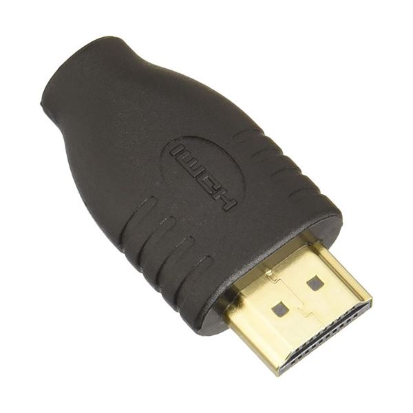 【ブラックフライデーでP最大47倍】(まとめ)変換名人 変換プラグ HDMI(オス)→microHDMI(メス) HDMIA-MCBG【×10セット】