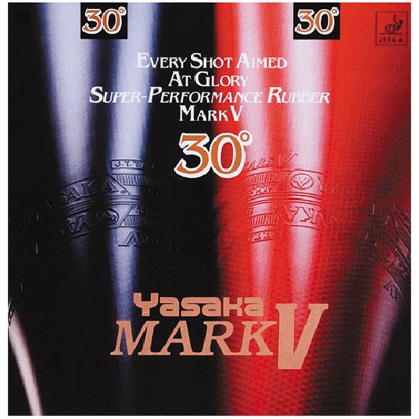 【クーポン配布中】ヤサカ(Yasaka) 裏ソフトラバー マークV 30° B63 アカ C