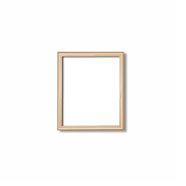 【ポイント20倍】デッサン額縁/フレーム 【インチサイズ 254×203mm】 ゴールド 壁掛けひも付き 化粧箱入り 5004