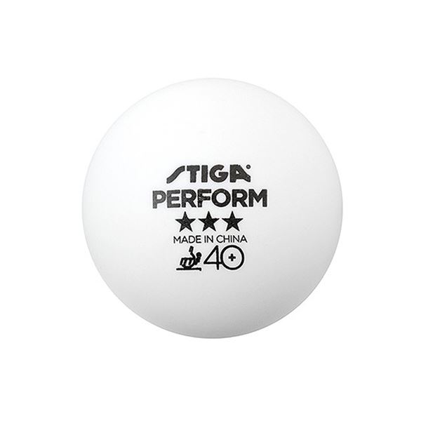 【ポイント20倍】STIGA（スティガ） 卓球ボール 3スター パフォーム40+（100個入り）