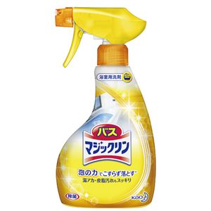 【マラソンでポイント最大46倍】(まとめ) 花王 バスマジックリン 泡立ちスプレー 本体 380ml 1本 【×10セット】