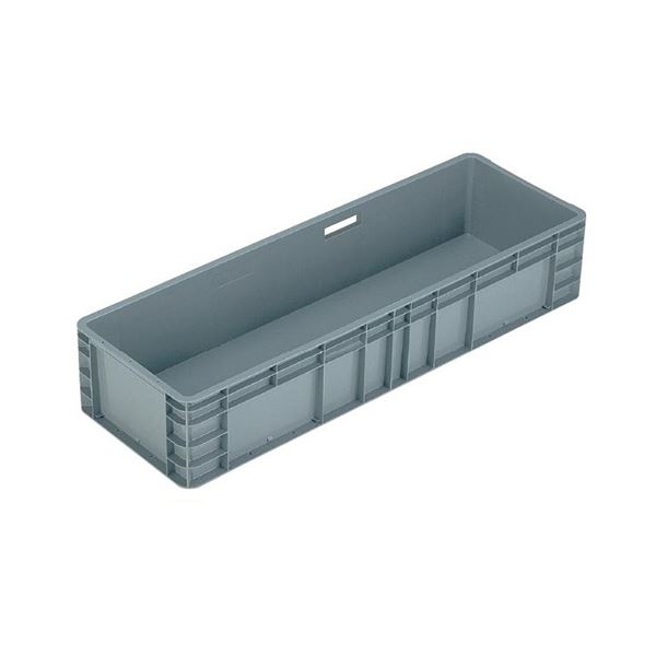 【クーポン配布中】TP規格コンテナボックス 【TP-392B 穴無し】 グレー 相互モジュール嵌合可【代引不可】