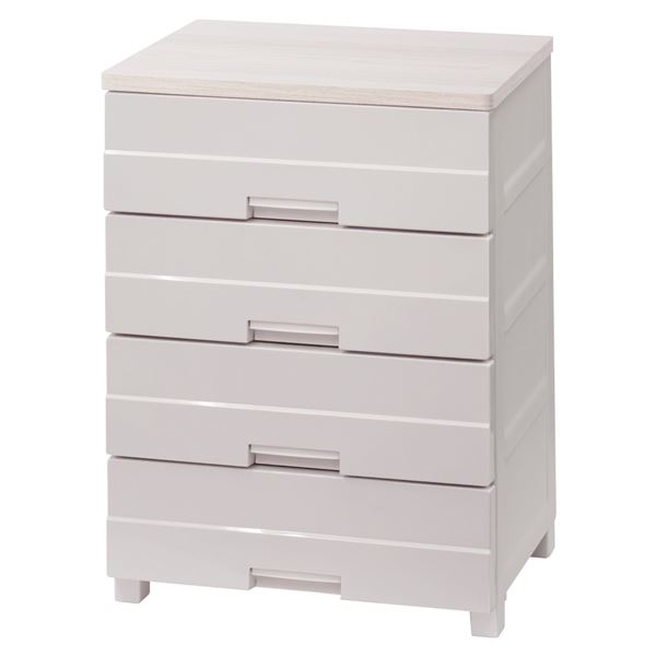 【クーポン配布中&ブラックフライデー対象】収納ケース チェスト 幅65cm 4段 カプチーノ 引き出し Fits フィッツプラスイージー 日本製 リビング ベッドルーム 押し入れ