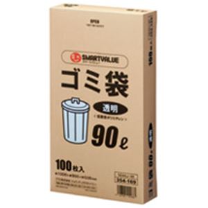 ■サイズ・色違い・関連商品■透明 90L 100枚 N044J-90■透明 90L 100枚 N044J-90 10セット[当ページ]■白半透明 90L 100枚 N115J-90■白半透明 90L 100枚 N115J-90 10セット■半透明 70L 200枚 N209J-70P■透明 70L 200枚 N208J-70P■白半透明 45L 500枚 N115J-45P■透明 45L 500枚 N044J-45P■半透明 45L 600枚 N209J-45P■透明 45L 600枚 N208J-45P■半透明 90L 200枚 N209J-90P■透明 90L 200枚 N208J-90P■透明 90L 200枚 N044J-90P■透明 70L 300枚 N044J-70P■白半透明 70L 300枚 N115J-70P■白半透明 90L 200枚 N115J-90P関連商品の検索結果一覧はこちら■商品内容【ご注意事項】・この商品は下記内容×10セットでお届けします。■商品スペック透明のゴミ袋。●ゴミ袋●透明●規格：90l●入数：100枚●寸法：縦1000×横900×厚0.05mm●材質：低密度ポリエチレン●JOINTEXオリジナル●SMARTVALUEスマートバリュー■送料・配送についての注意事項●本商品の出荷目安は【1 - 8営業日　※土日・祝除く】となります。●お取り寄せ商品のため、稀にご注文入れ違い等により欠品・遅延となる場合がございます。●本商品は仕入元より配送となるため、沖縄・離島への配送はできません。[ N044J-90 ]掃除用品＞その他＞＞＞