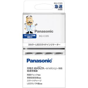 【ポイント20倍】パナソニック（家電） 単3形単4形ニッケル水素電池専用急速充電器 BQ-CC85