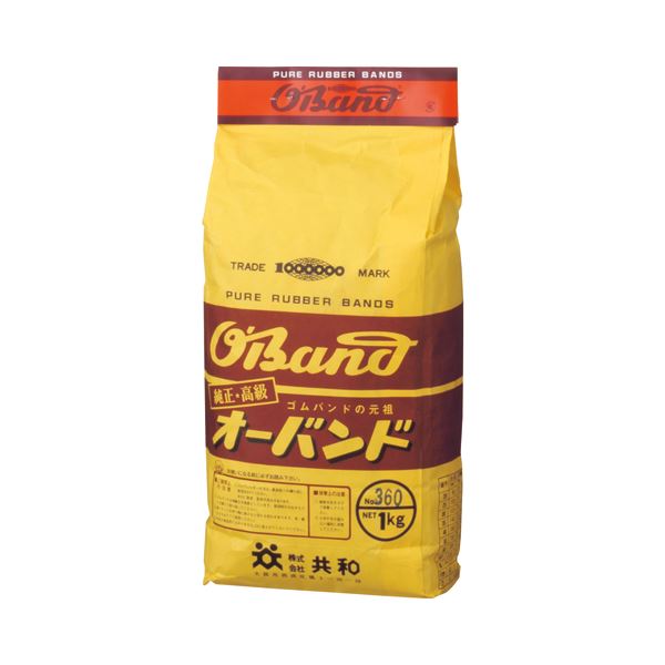 【クーポン配布中】（まとめ） 共和 オーバンド #360 内径89mm 1kg入 GM-106 1袋 【×2セット】