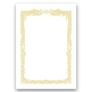 【クーポン配布中&マラソン対象】（まとめ） タカ印 OA賞状用紙 白 A4 ヨコ書用 10-1061 1冊（10枚） 【×10セット】