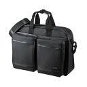 【マラソンでP最大47倍】サンワサプライ 超撥水・軽量PCバッグ(3WAYタイプ) BAG-LW10BK