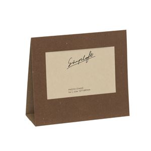 【ポイント20倍】（まとめ） シンプラフト フォトスタンド L判 ブラウン 3枚セット PSL-SPT-BR【×10セ..