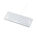 【スーパーセール割引商品】(まとめ)サンワサプライ USBスリムキーボード SKB-SL18WN【×2セット】(2)