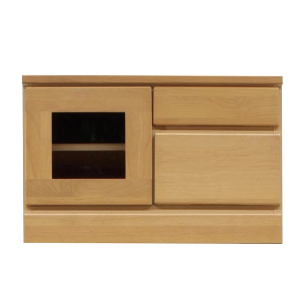 テレビ台 テレビボード 2段 Bタイプ 幅60cm ナチュラル 木製 扉収納付き 日本製 国産 ローボード テレ..