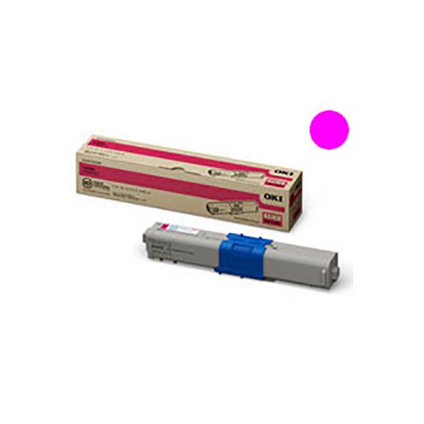 【ポイント20倍】(業務用3セット) 【純正品】 OKI 沖データ トナーカートリッジ 【TNR-C4JM1 M マゼンタ】