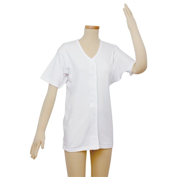 【クーポン配布中】(まとめ)幸和製作所 肌着 テイコブワンタッチ肌着半袖 婦人用 LL UN02W-LL【×2セット】