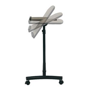 【クーポン配布中】サイドテーブル/デスク 【幅72.5cm】 キャスター付き 6段階昇降式/天板角度4段階調整可