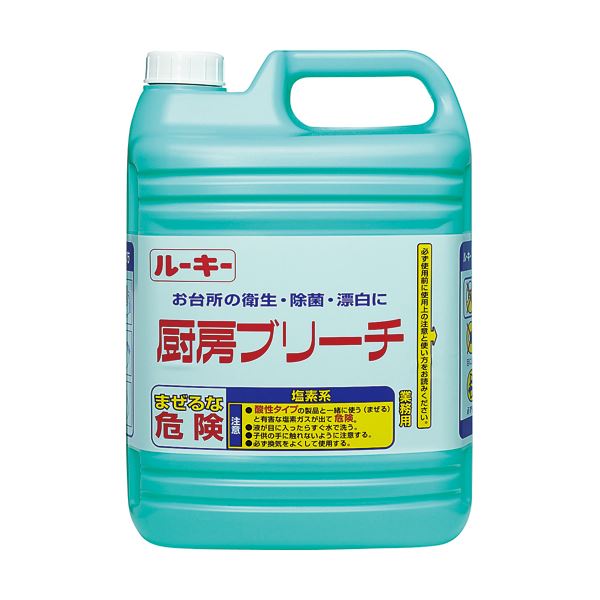 【マラソンでポイント最大46倍】(まとめ) 第一石鹸 ルーキー 厨房ブリーチ 業務用 5kg 1本 【×5セット】