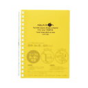 【クーポン配布中】(まとめ) リヒトラブ AQUA DROPs ツイストリング・ノート A6判 N-1664-5 黄 1冊入 【×10セット】