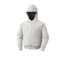 【クーポン配布中&マラソン対象】KU90800 空調服 R ポリエステル製フード付き チタン加工 FAN2200G・RD9261・LIPRO2セット シルバー ...