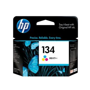 【マラソンでポイント最大46倍】HP(Inc.) 134 プリントカートリッジ 3色カラー(増量/14ml) C9363HJ