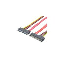 【スーパーSALEでP最大47倍】(まとめ)変換名人 SATA+電源ケーブル(オス-メス) SPAB-CA50【×5セット】(2)