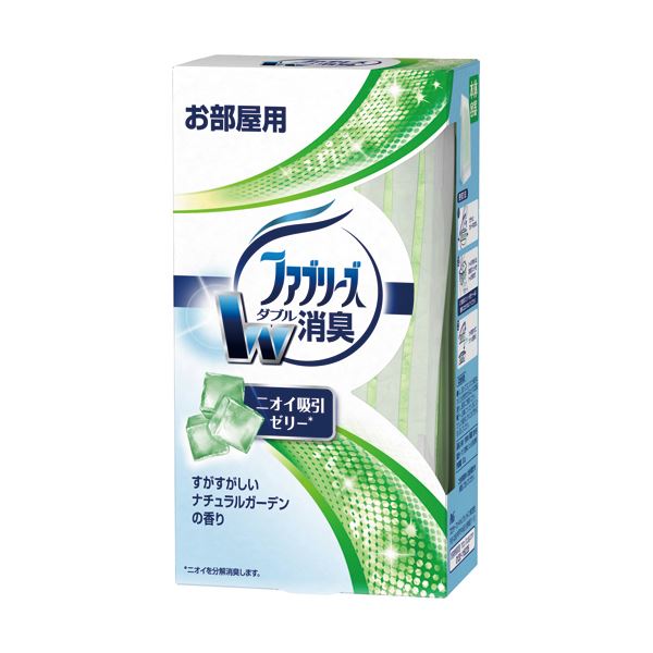 【ポイント20倍】(まとめ) P＆G 置き型ファブリーズ すがすがしいナチュラルガーデンの香り 本体 130g 1個 【×10セット】