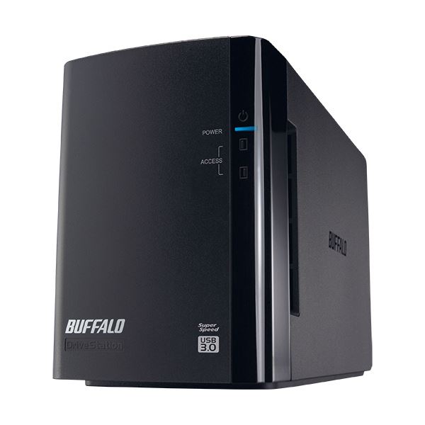 【クーポン配布中】バッファロー ドライブステーションミラーリング機能搭載 外付けHDD USB3.0用 2ドライブ 6TB HD-WL6TU3/R1J 1台