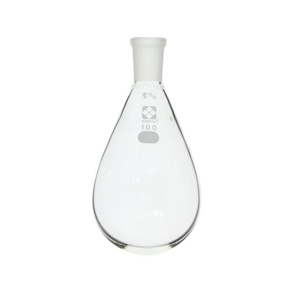 【ポイント20倍】共通摺合なす形フラスコ 100mL 【005370-15100】
