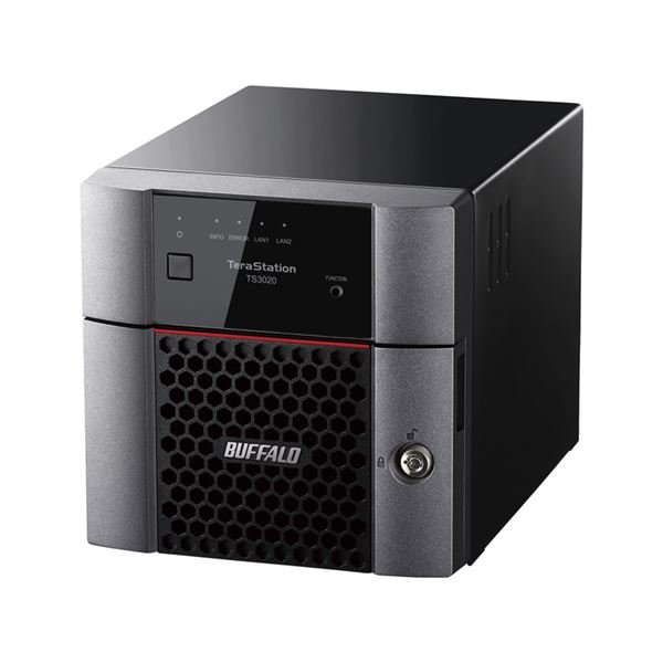 【ポイント20倍】バッファロー TeraStation TS3220DNシリーズ 2ベイデスクトップNAS 6TB TS3220DN0602