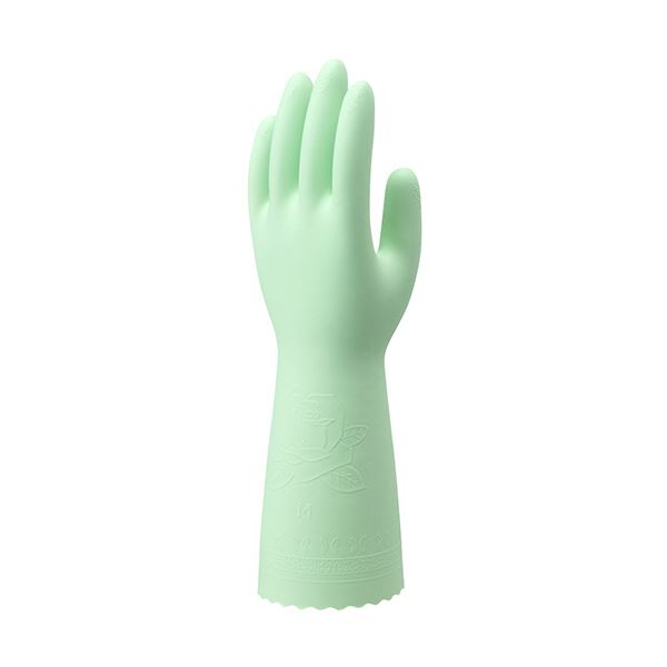 【ポイント20倍】（まとめ）ショーワグローブ No.132ビニトップ厚手 L グリーン NO132-LG 1双【×10セット】