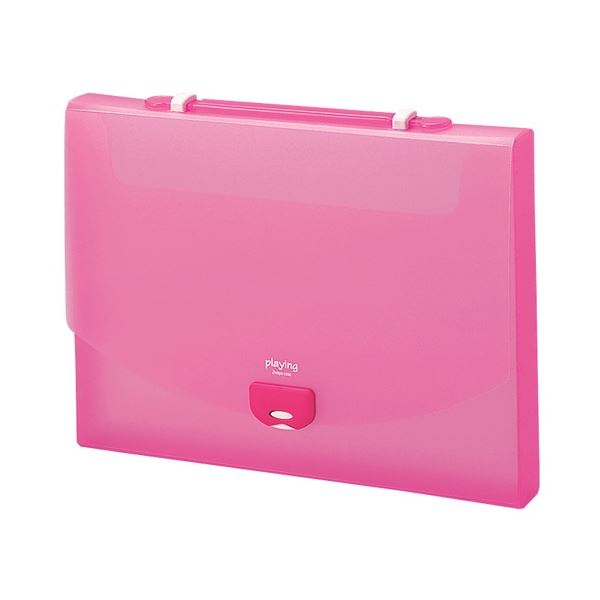 【ブラックフライデーでP最大47倍】セキセイ プレイング 2ウェイケース A4 ピンク AP-952-20 1セット(10個)