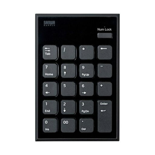 【クーポン配布中】サンワサプライ Bluetooth テンキー ブラック NT-BT21BK 1個 【クーポン配布中】サンワサプライ Bluetooth テンキー ブラック NT-BT21BK 1個