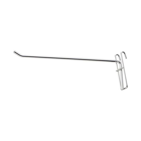 【ポイント20倍】（まとめ）店研創意 ストア・エキスプレス スリムNフック φ5mm L20cm クロームメッキ ..