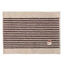 【マラソンでP最大47倍】(まとめ)カーサ 洗えるマット ブラウン 45×60cm(マット) 【×3セット】