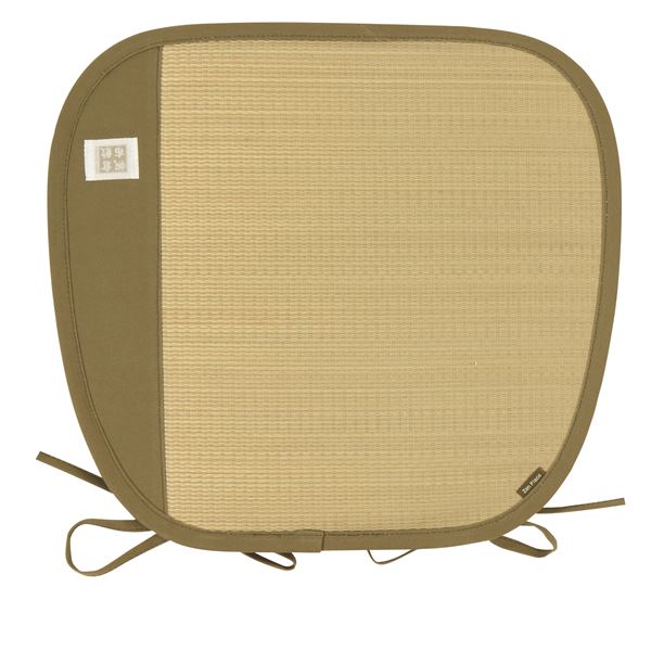 【クーポン配布中】国産い草 椅子クッション/シークッション 【約幅43×奥行41cm グリーン】 吸放湿性 ..