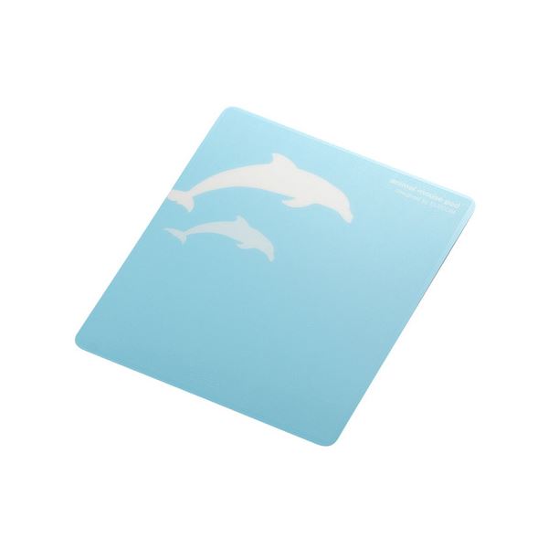 【クーポン配布中】（まとめ）エレコム レーザー＆光学式マウス対応マウスパッド animal mousepad イルカ MP-111D 1枚 【×5セット】