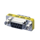 【クーポン配布中&スーパーSALE対象】(まとめ)エレコム 超小型アダプタD-Sub9pinオス-メス AD-D9MF 1個【×5セット】(2)