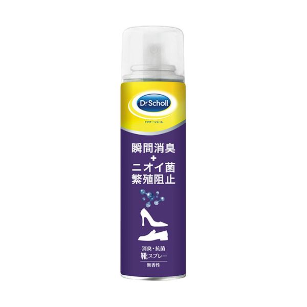 【クーポン配布中】（まとめ）ドクター・ショール 消臭・抗菌靴スプレー 無香性 150ml 1本【×5セット】