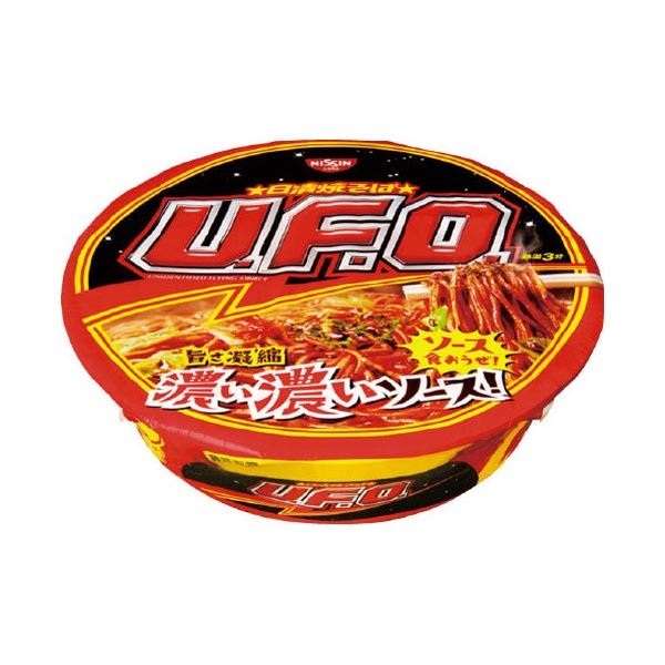 【ポイント20倍】(まとめ）日清食品 焼きそばU.F.O. 12食入【×2セット】