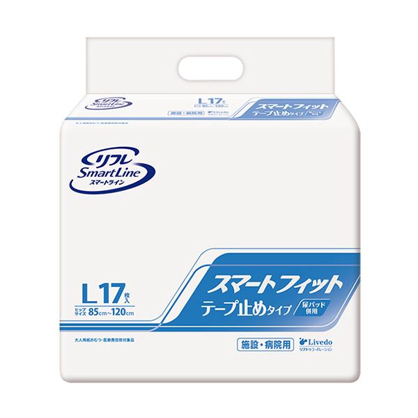 【マラソンでポイント最大46倍】リブドゥコーポレーション リフレスマートフィット テープ止めタイプ L 1セット（102枚：17枚×6パック）