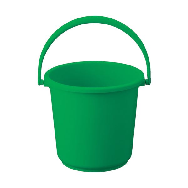 【クーポン配布中】（まとめ）TRUSCO PPカラーバケツ 15L緑 TPPB-15-GN 1個【×5セット】