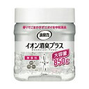 【クーポン配布中&スーパーSALE対象】(まとめ)エステー 消臭力 クリアビーズイオン消臭プラス 無香料 大容量本体 850g 1個【×20セット】(3)