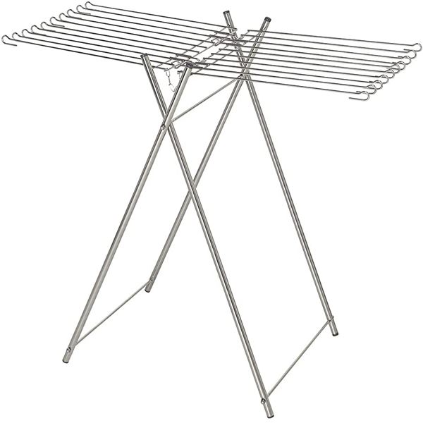 【クーポン配布中】洗濯物干し 洗濯ハンガー 約幅91×奥行46×高さ79cm 20枚干 折りたたみ セキスイ ステンレス 耐久性抜群 タオルハンガ..