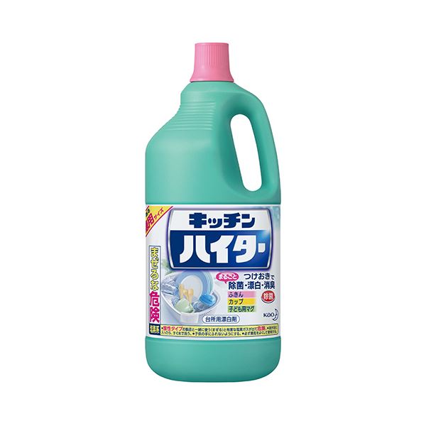 【マラソンでポイント最大46倍】(まとめ) 花王 キッチンハイター 特大 2500ml 1本 【×10セット】