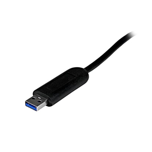 【ポイント20倍】（まとめ）StarTech.com 4ポート SuperSpeed USB3.0ハブ ブラック ST4300PBU3 1個 【×3セット】