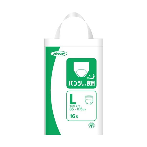 【ポイント20倍】(まとめ) 王子ネピア ネピアテンダー パンツタイプ 夜用 L 1パック(16枚) 【×3セット】